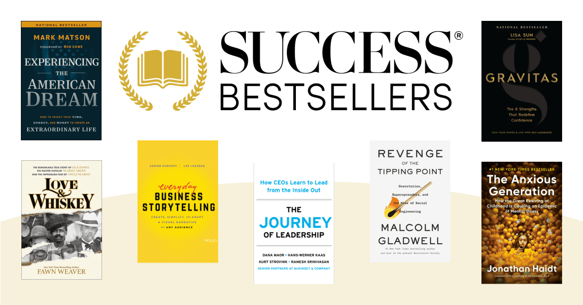 SUCCESS® Bestseller Lists Reveal Shift Towards Practical Wisdom and Diverse Voices