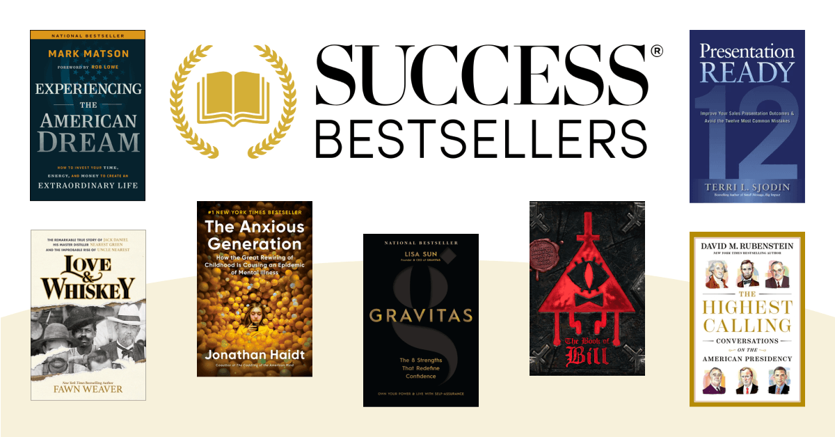 SUCCESS® Unveils Weekly Bestseller Lists Across 8 Categories, Highlighting Trends in Personal and Professional Growth
