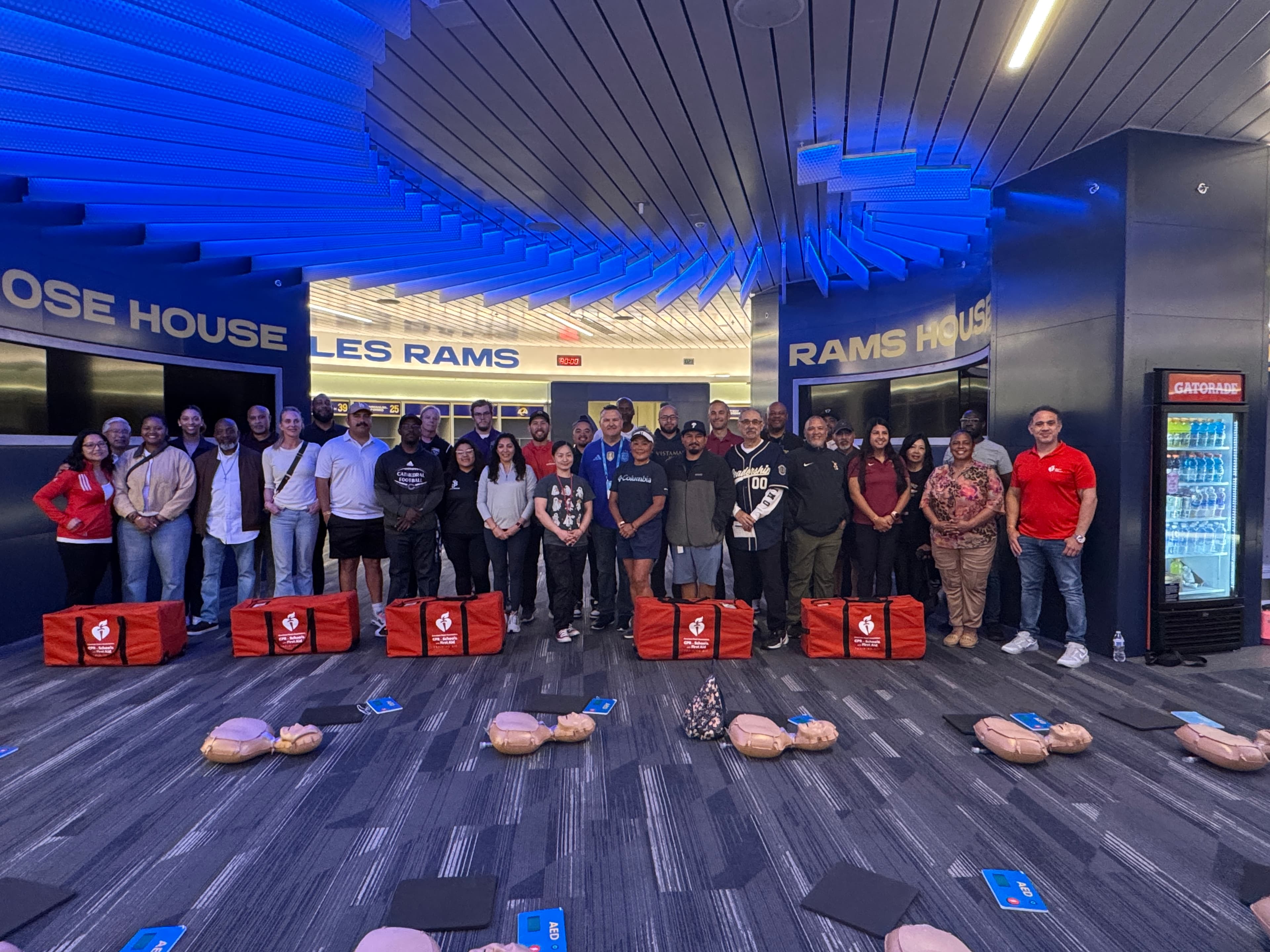 Los Angeles Rams Partner with American Heart Association to Train 22 Schools in Life-Saving CPR Skills