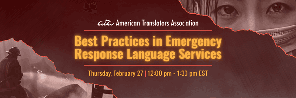 Language Experts to Tackle Critical Communication Challenges in Emergency Response