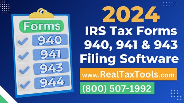 Real Business Solutions Unveils 2024 IRS Tax Forms Filing Software for Businesses