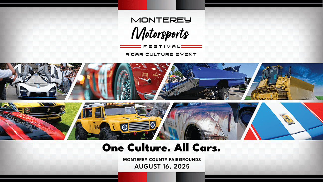 Monterey Motorsports Festival Returns with Diverse Vehicle Showcase and Live Entertainment