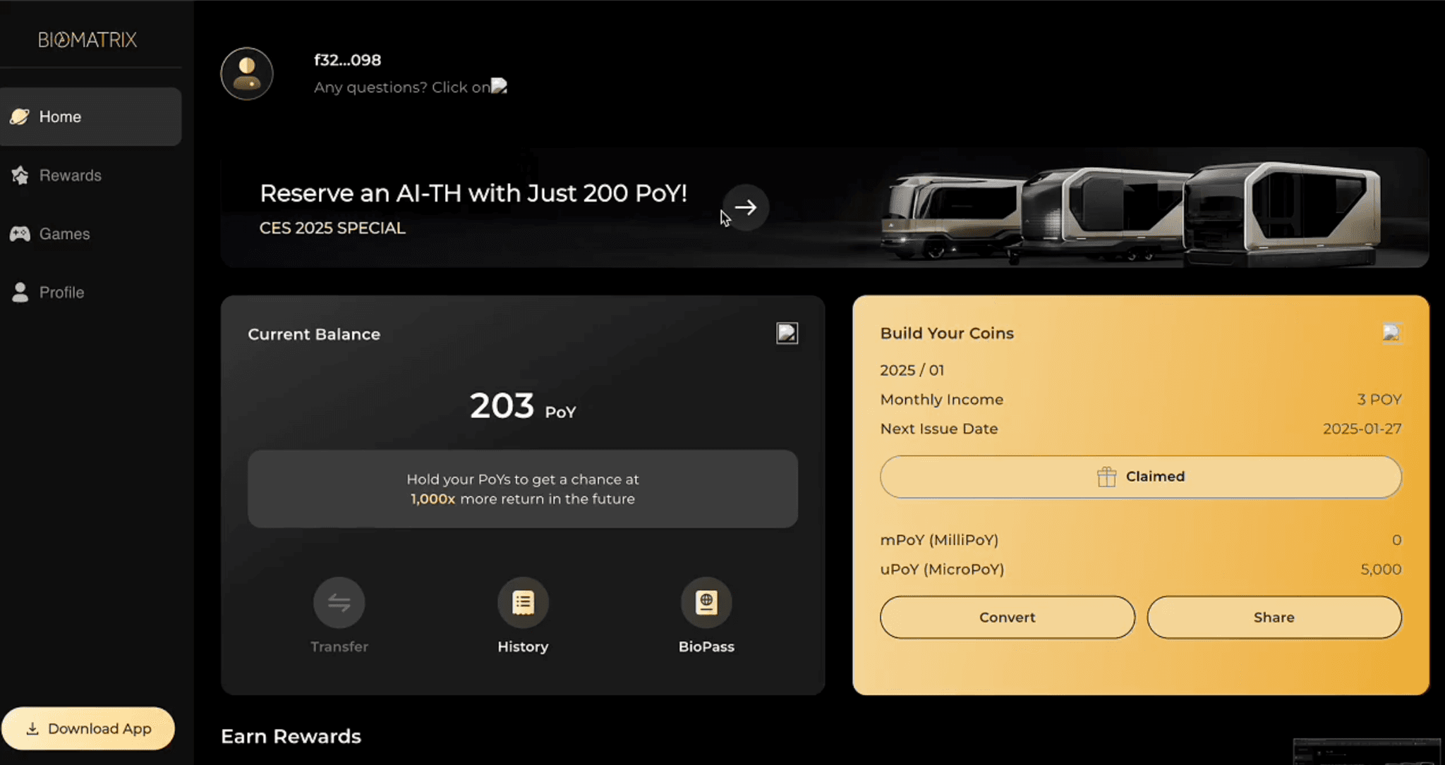 BioMatrix Demonstrates Cryptocurrency Utility with Transformer Home Pre-Orders at CES 2025