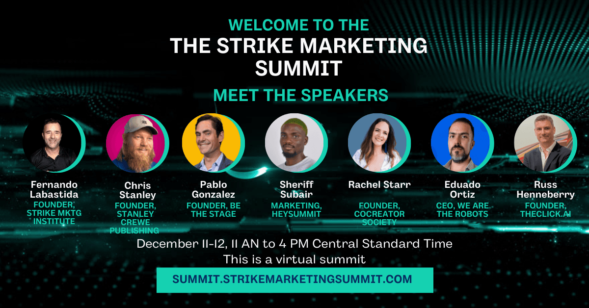 Strike Marketing Summit Offers New Strategy to Combat AI Content Saturation for Startups