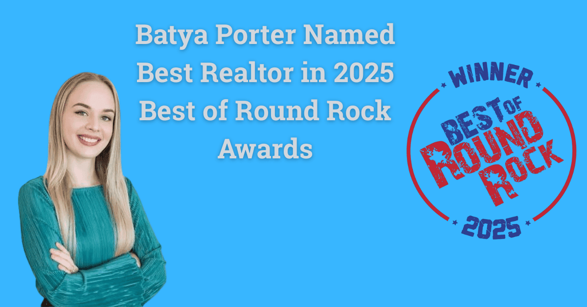 Round Rock Realtor Batya Porter Named Best Realtor in 2025 Community Awards