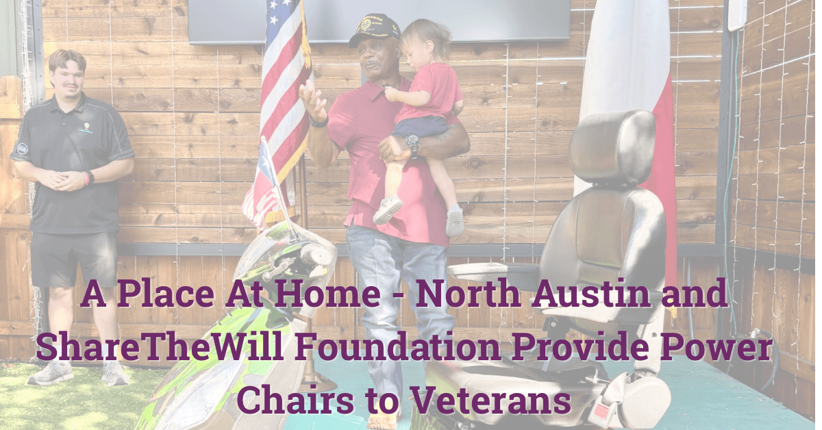 North Austin Organizations Provide Mobility Equipment to Veterans and Community Members