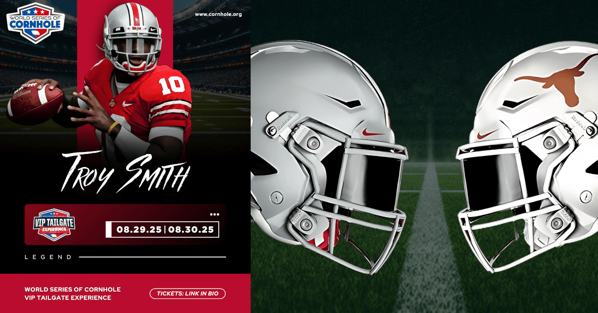 Heisman Winner Troy Smith Leads Mental Health Initiative Through Inaugural World Series of Cornhole