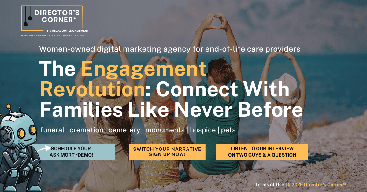 Director’s Corner Launches Ask Mort™, an AI Assistant for End-of-Life Care Providers