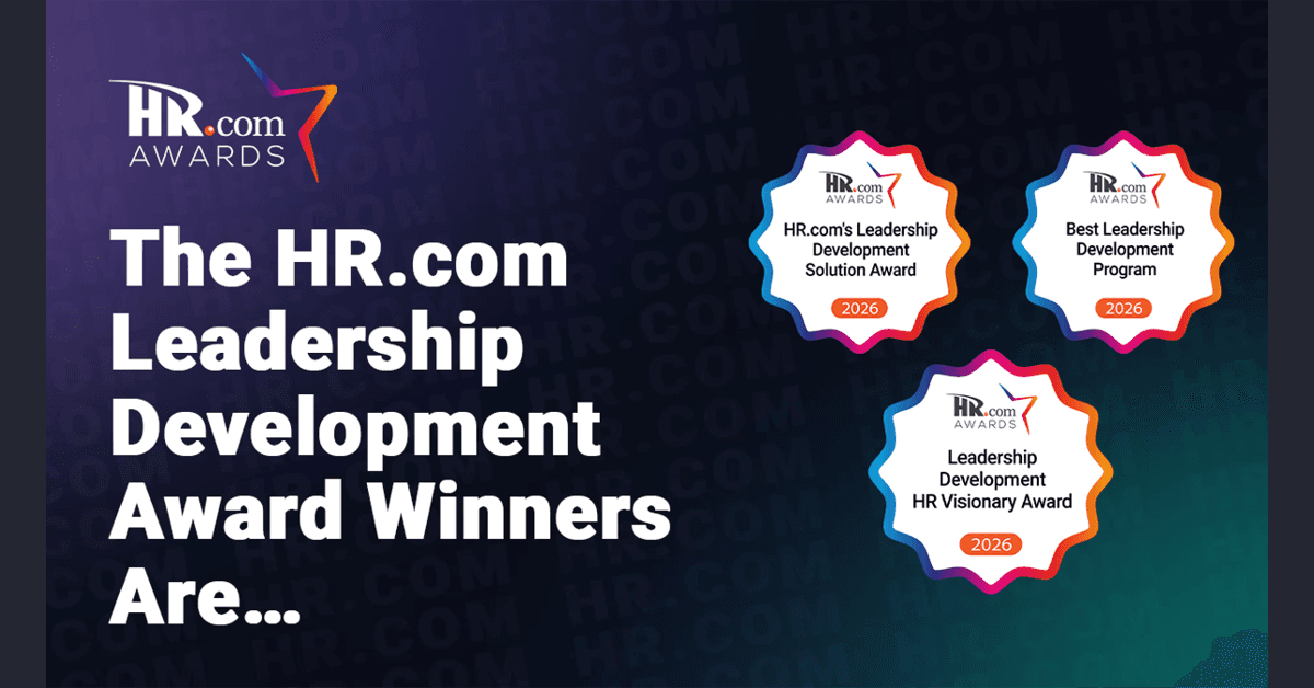 HR.com Announces 2026 Leadership Development Award Winners Recognizing Innovative Approaches to Cultivating Future Leaders