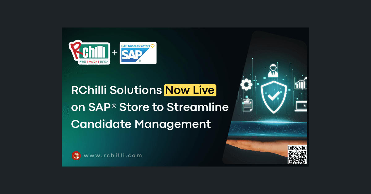 RChilli Solutions Now Available on SAP® Store, Enhancing HR Recruitment Efficiency