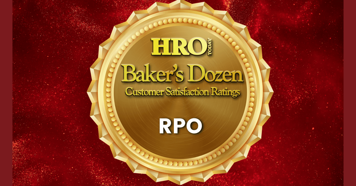 HRO Today Announces 2025 Baker's Dozen RPO Customer Satisfaction Ranking Winners