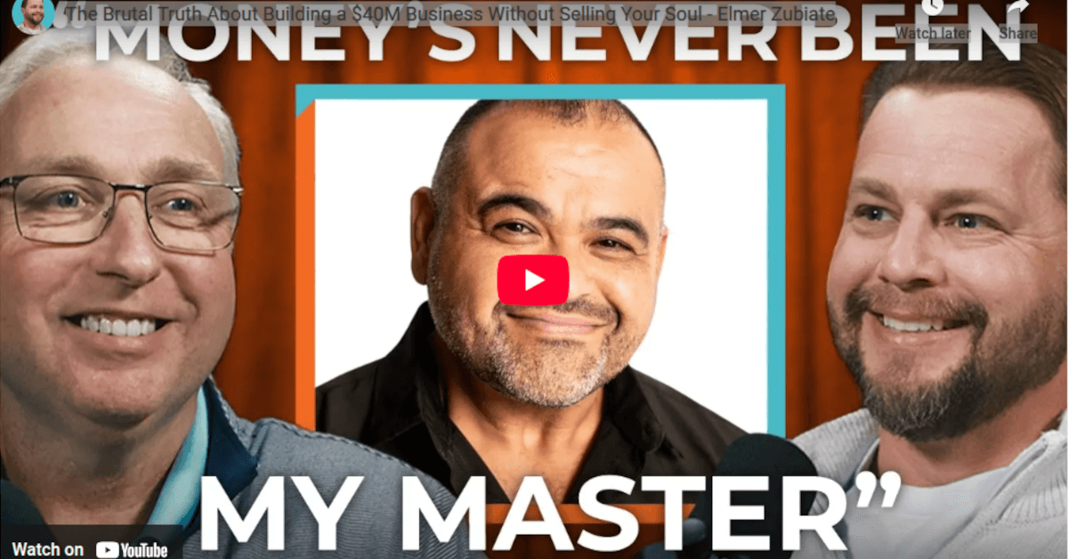 Elmer Zubiate Shares $40M Business Growth Strategy and Team Building Insights on Podcast