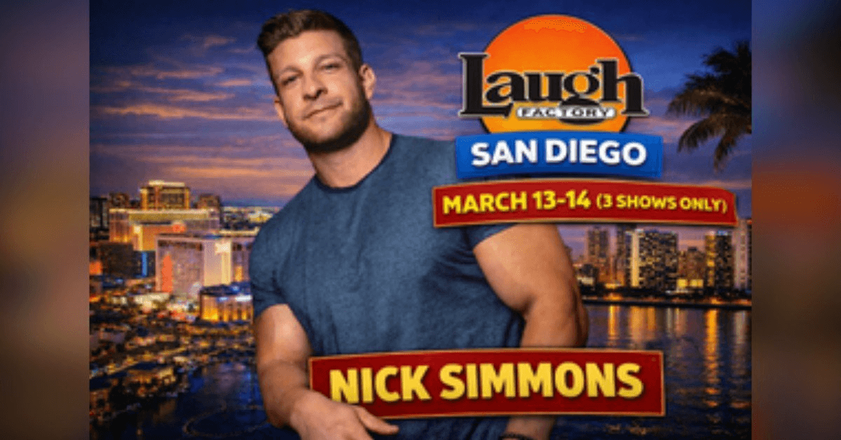 Nick Simmons to Headline Three Shows at Laugh Factory San Diego This March