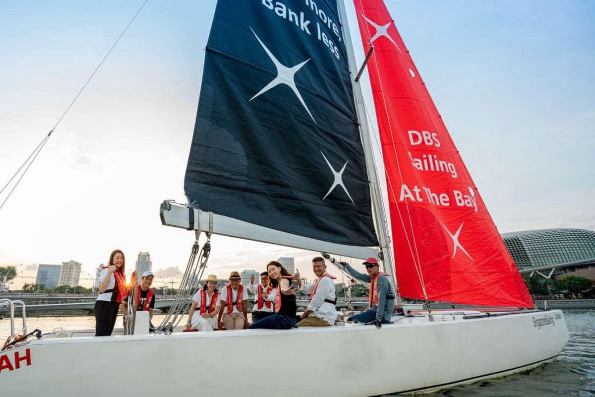 Corporate Sailing Team Building at Marina Bay Expands to 48 Participants with Inclusive Meal