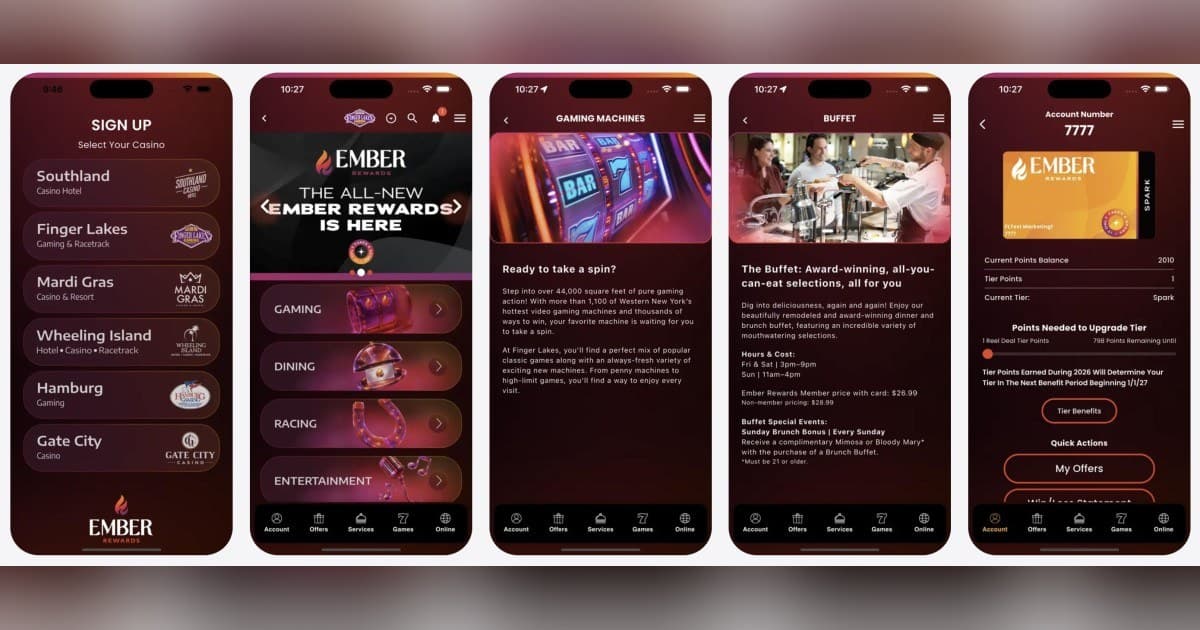 IVOREE and Ember Entertainment Launch Unified Mobile Platform Across Six Casinos in Four States