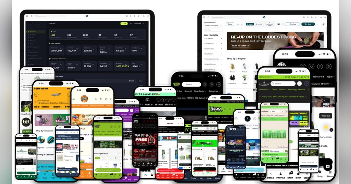 Buddy Cannabis Ecommerce Platform Surpasses 300 Storefronts, Extends POSaBIT Pay to Online Checkout