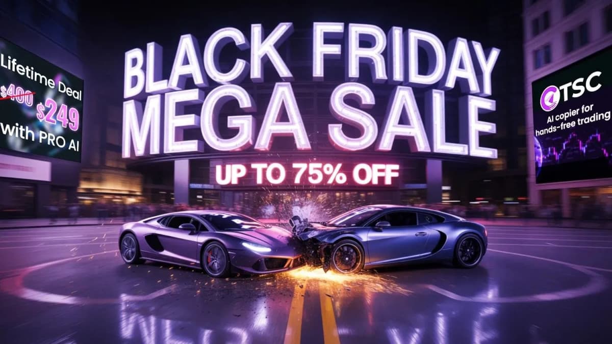TSC Announces Black Friday Mega Sale with Up to 75% Discounts on Automated Trading Tools