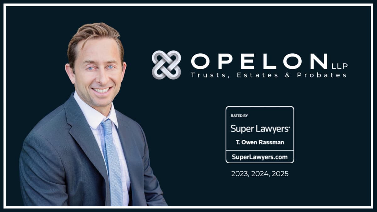 San Diego Attorney Owen Rassman Earns Third Consecutive Super Lawyers Recognition for Estate Planning Excellence