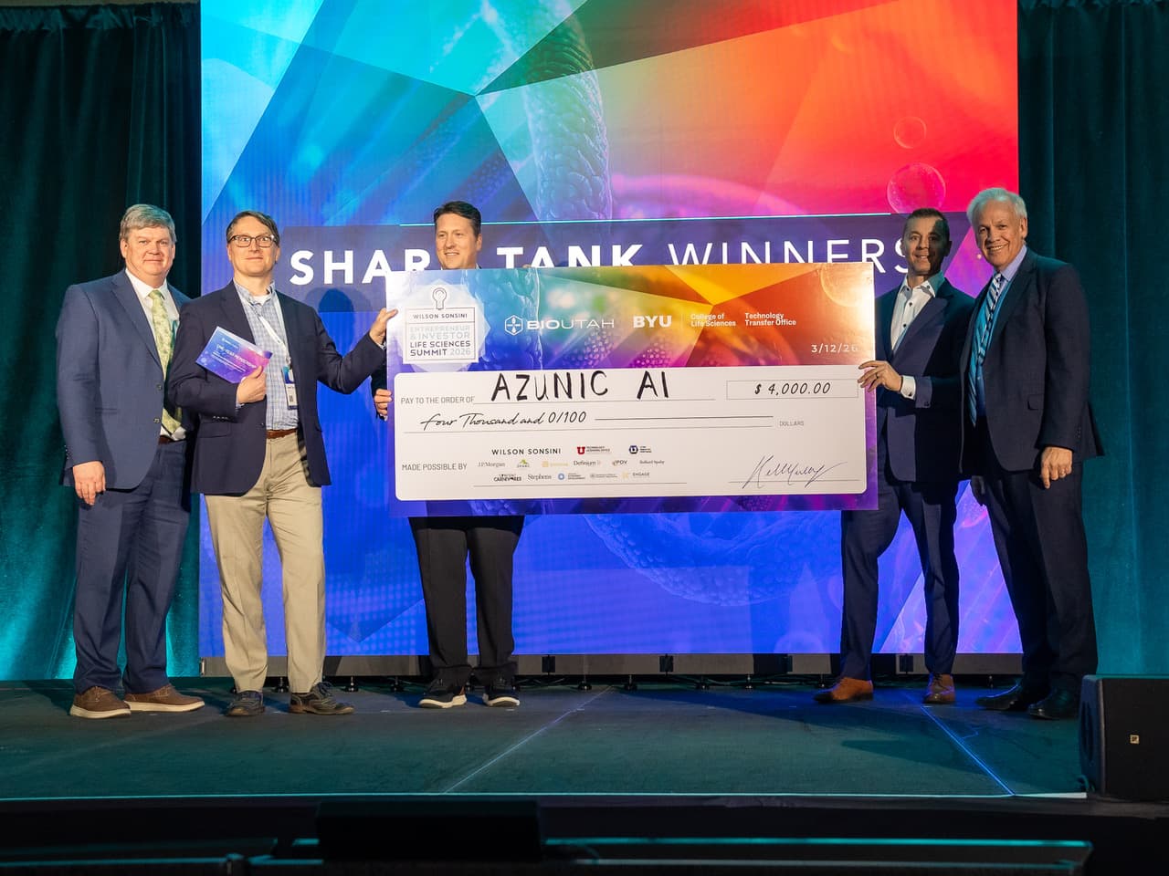 BioUtah Announces 2026 Life Sciences Pitch Competition Winners at Entrepreneur Summit