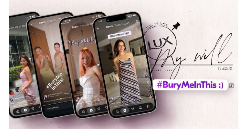 LUX Transforms Viral '#BuryMeInThis' Trend into Legal Declaration of Personal Style