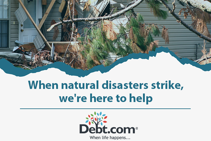 Debt.com Offers Financial Lifeline to Hurricane Helene and Milton Victims