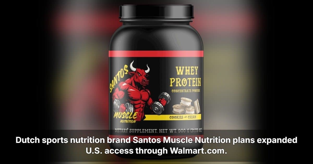 Santos Muscle Nutrition Announces U.S. Expansion Through Walmart.com Launch