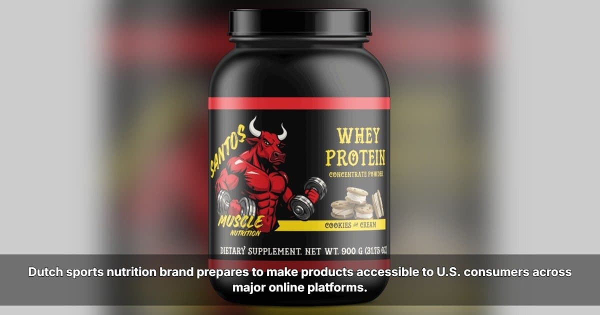 Santos Muscle Nutrition Expands to U.S. Market via Major E-Commerce Platforms