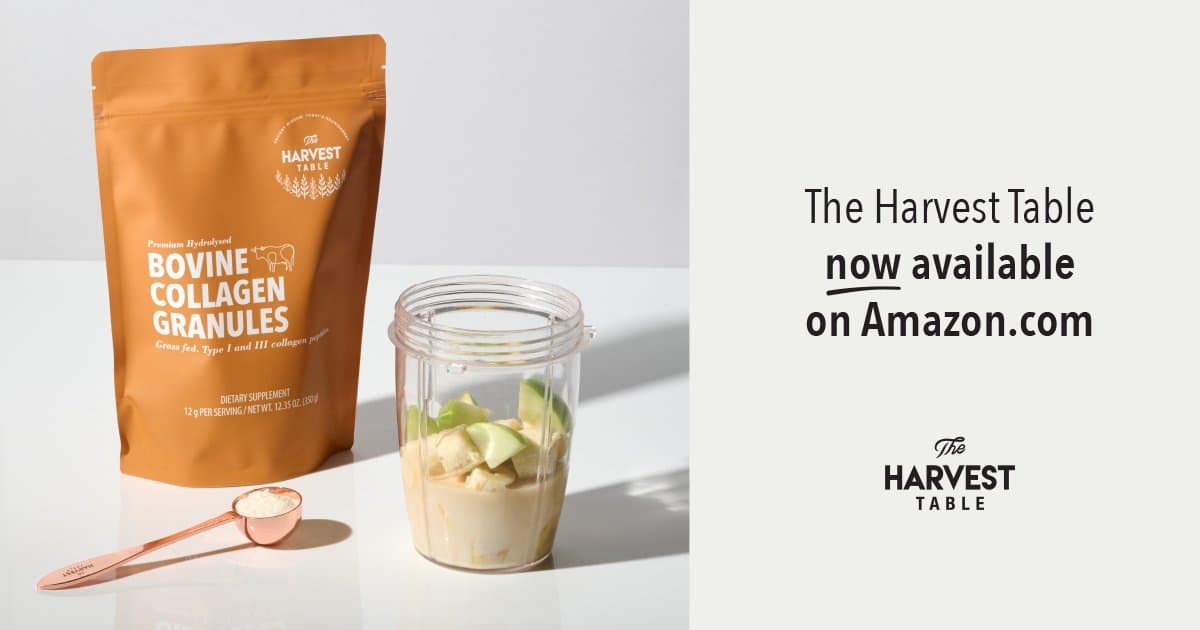 The Harvest Table Brings Clean-Label Bovine Collagen Granules to Amazon
