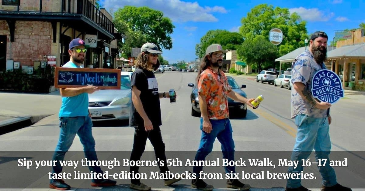 Boerne’s 5th Annual Bock Walk Highlights American Craft Beer Week and Community Impact