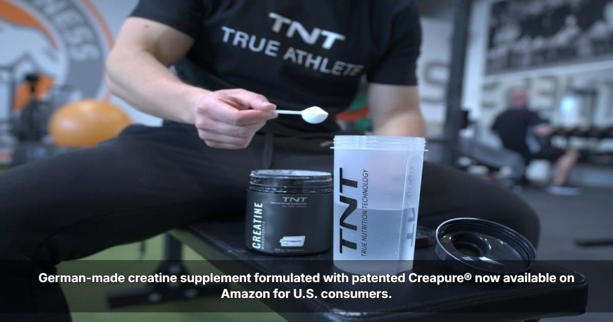 TNT Brings German-Made Creapure Creatine to US Consumers via Amazon