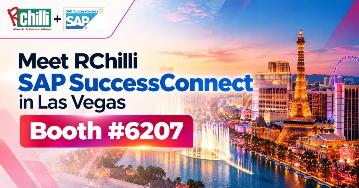 RChilli to Demonstrate Impact of Unreliable Candidate Data at SAP SuccessConnect Las Vegas