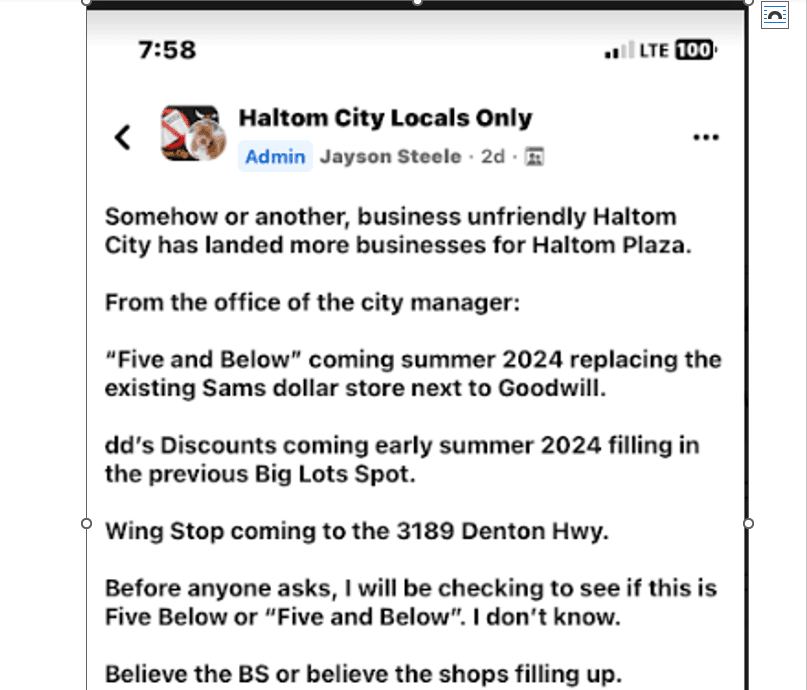 Haltom City Faces Ongoing Business Decline Amid Promises of Revitalization