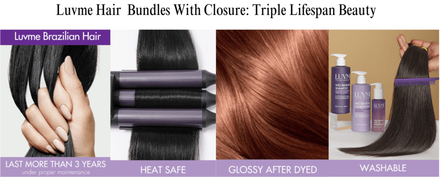 Luvme Hair Unveils Long-Lasting Bundles with Closure Featuring Triple Lifespan
