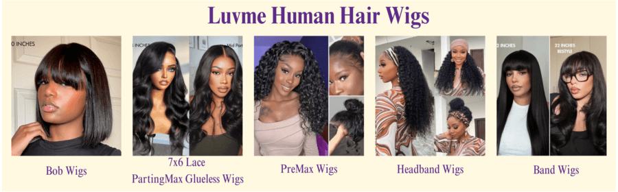 Luvme Hair Highlights Top-Selling Human Hair Wig Collections