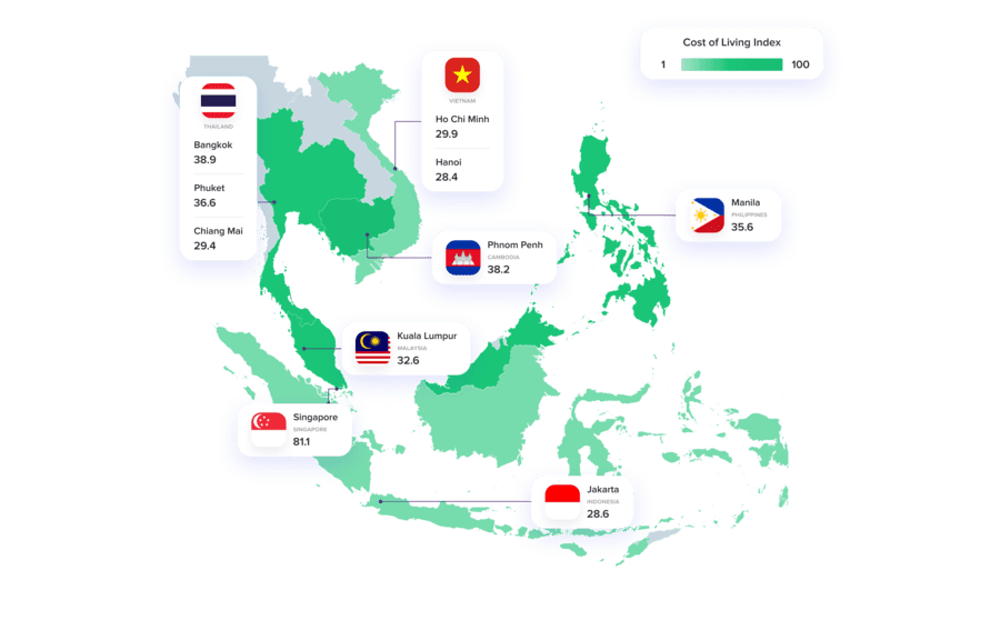ROSHI's Analysis Reveals Singapore as Southeast Asia's Most Expensive Country