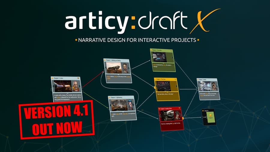 articy:draft X 4.1 Update Introduces New Features for Game Development