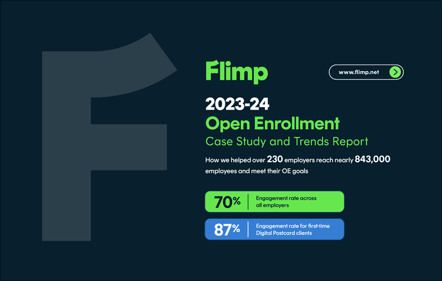 Flimp's Open Enrollment Report Reveals High Engagement Rates Across Industries