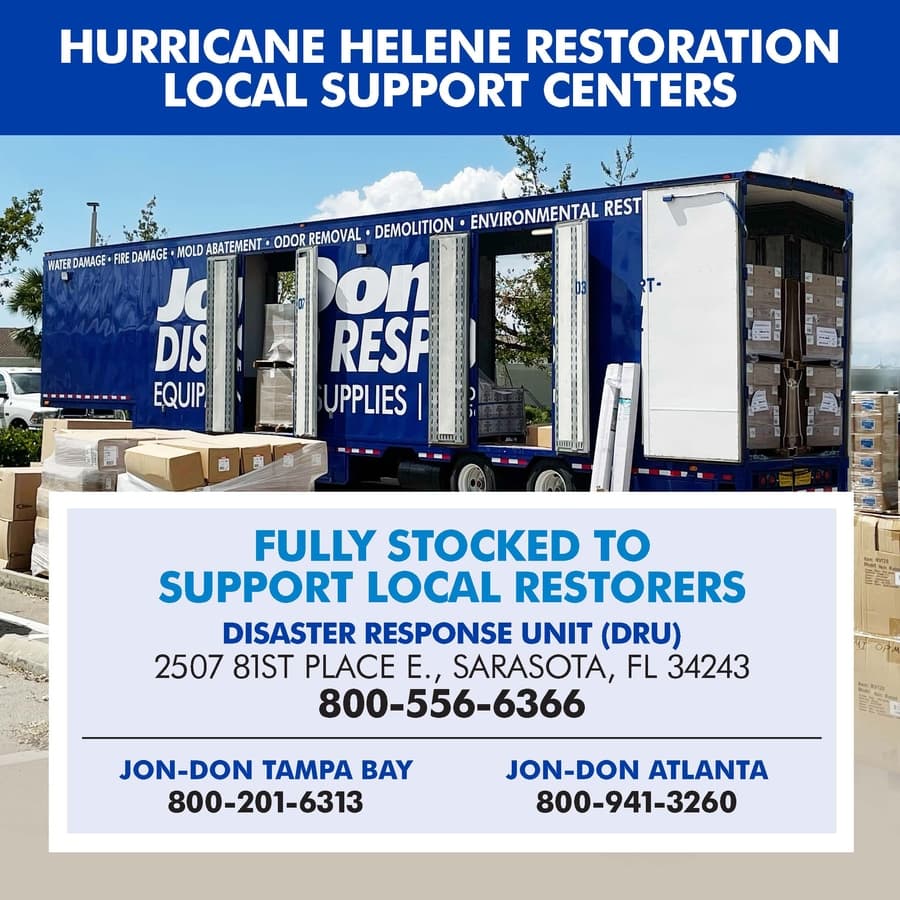 Jon-Don Establishes Temporary Hurricane Support Center in Sarasota to Aid Disaster Recovery