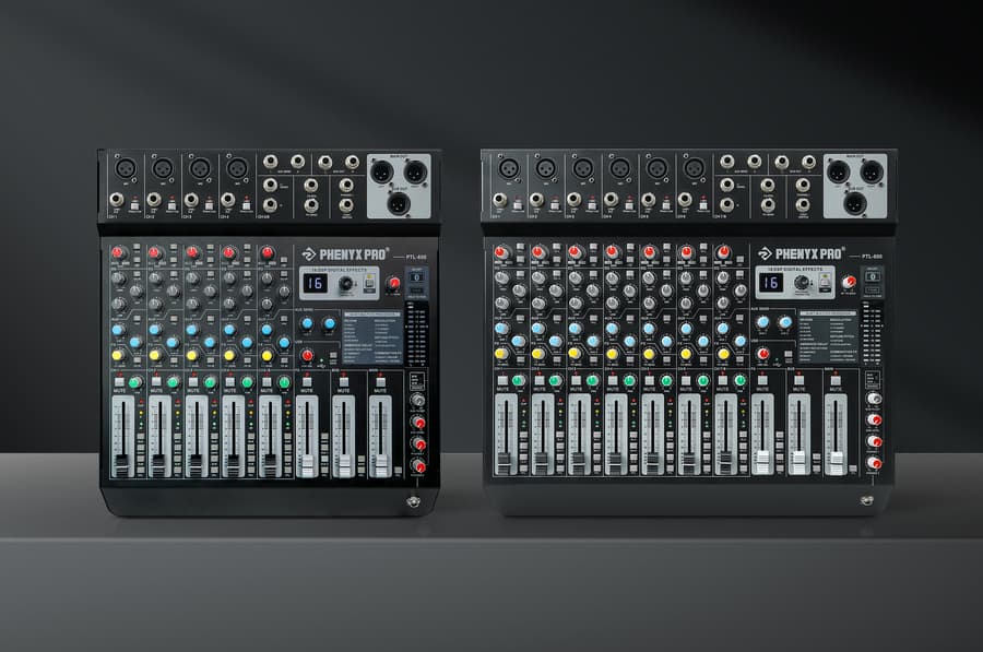 Phenyx Pro Launches PTL Series Mixers: Revolutionizing Audio Flexibility for Professionals