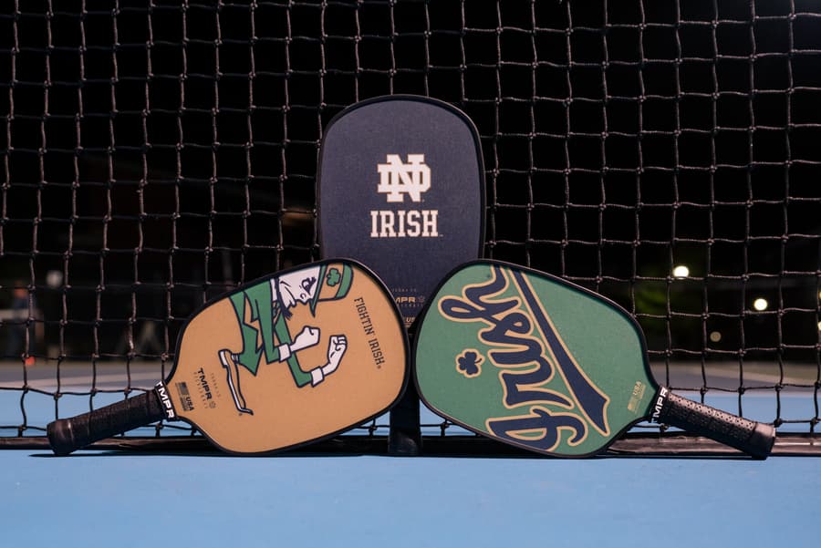 TMPR Sports Launches Officially Licensed Notre Dame Pickleball Paddles