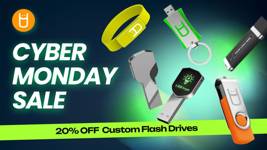 USB Memory Direct Launches Cyber Monday Sale with 20% Off Custom USB Flash Drives