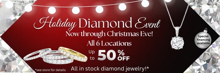 Huntington Fine Jewelers Offers Up to 50% Off in Holiday Diamond Event