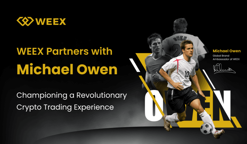 Soccer Legend Michael Owen Teams Up with Crypto Exchange WEEX in Global Expansion