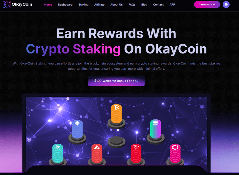 OkayCoin Expands Cryptocurrency Staking Options and Rewards Program