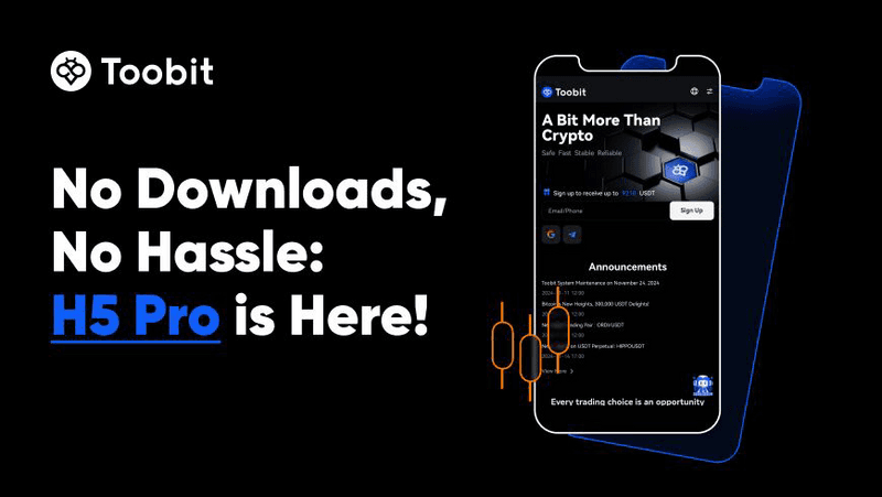 Toobit Launches Redesigned Homepage and Advanced Features to Enhance Crypto Trading Experience