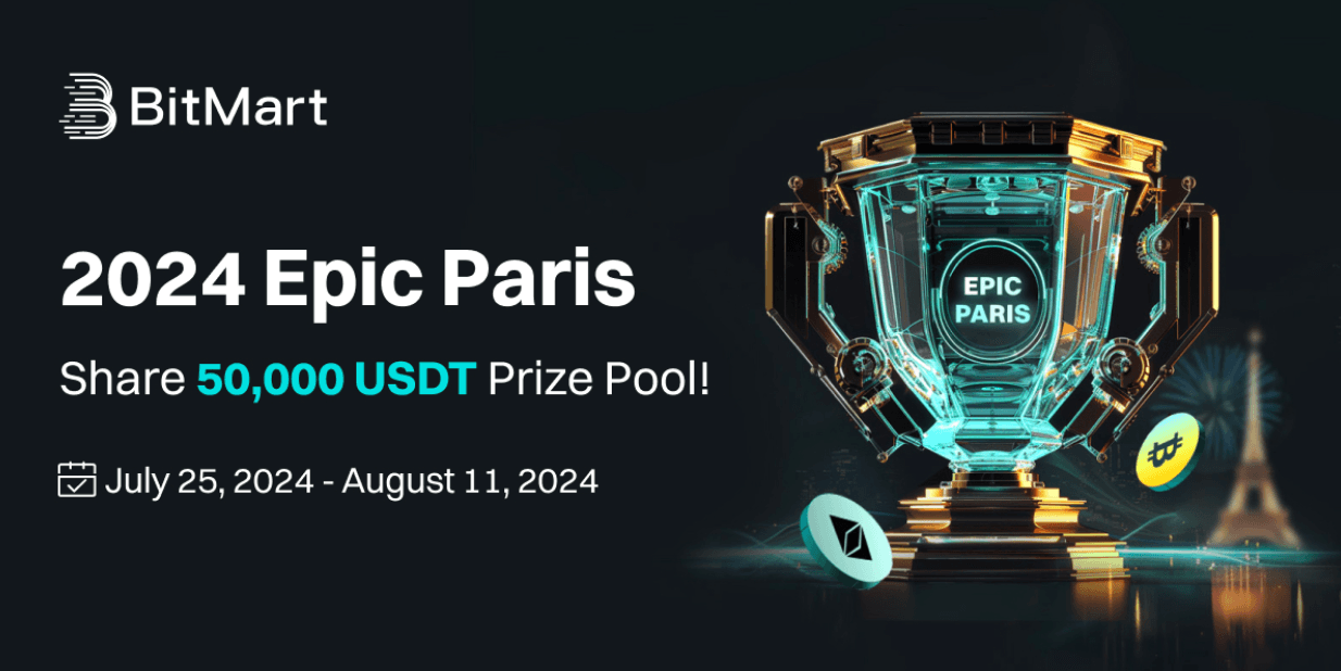 BitMart Launches 2024 Epic Paris Campaign with 50,000 USDT in Rewards