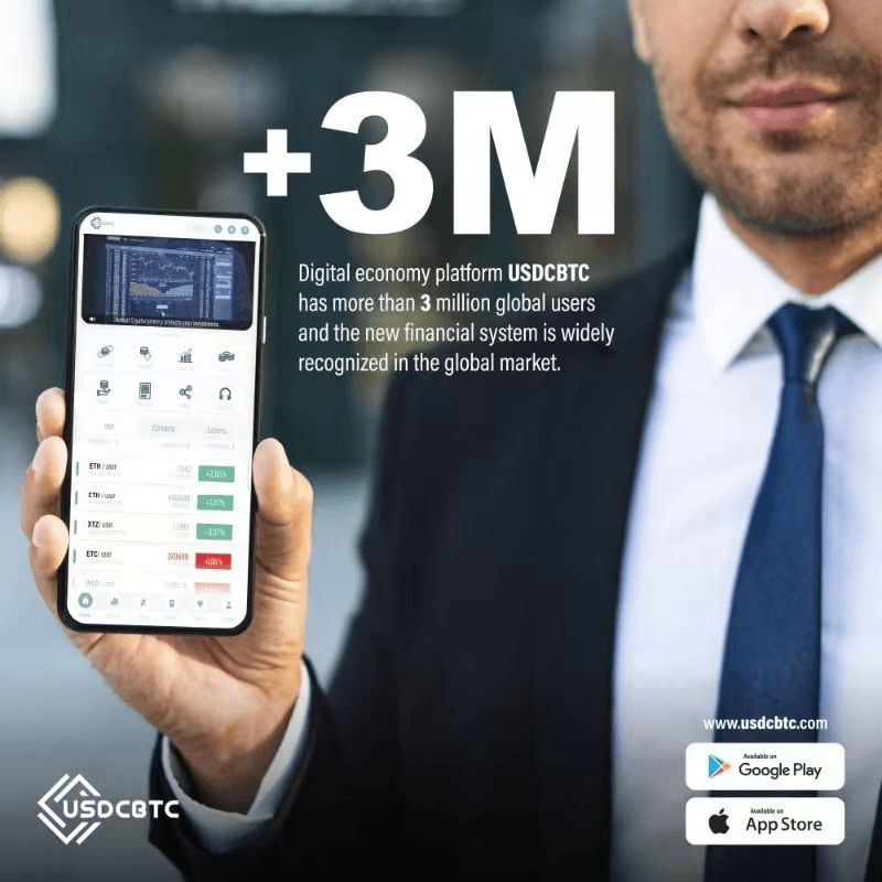 Usdcbtc Digital Economy Platform Surpasses 3 Million Global Users