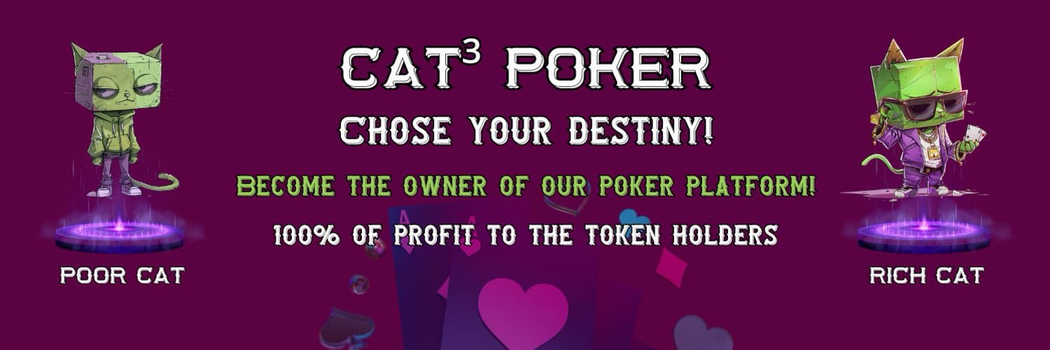 CAT³ Poker Unveils Blockchain-Based Poker Platform with Community-Driven Finance
