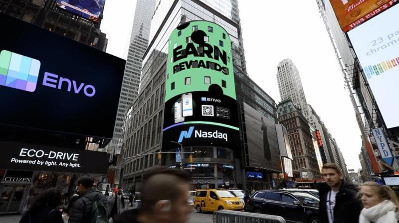Envo Makes a Grand Entry on Nasdaq Screen, Signaling Web3 Social Platform's Global Ambitions