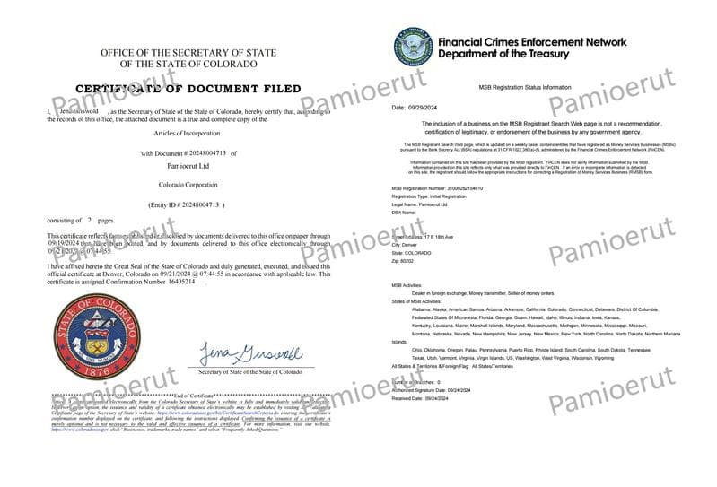 Pamioerut Exchange Secures MSB License, Elevating Cryptocurrency Trading Standards